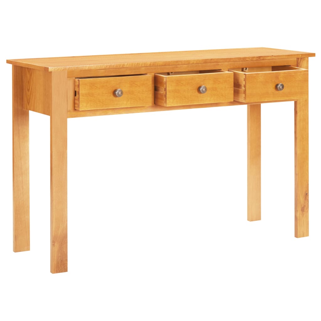 Dressing Table 118x40x77 cm Solid Oak Wood and MDF