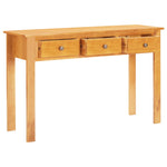 Dressing Table 118x40x77 cm Solid Oak Wood and MDF
