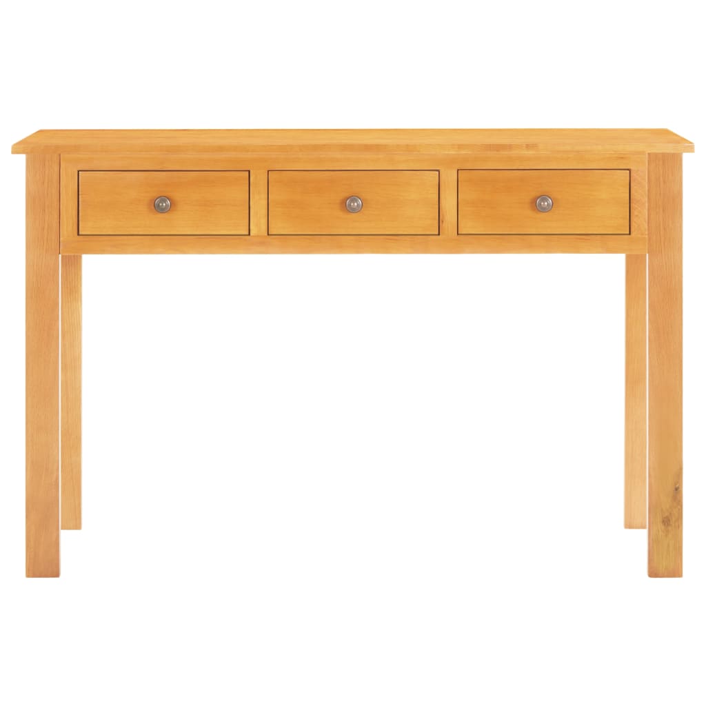 Dressing Table 118x40x77 cm Solid Oak Wood and MDF