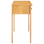 Dressing Table 118x40x77 cm Solid Oak Wood and MDF