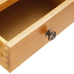 Dressing Table 118x40x77 cm Solid Oak Wood and MDF