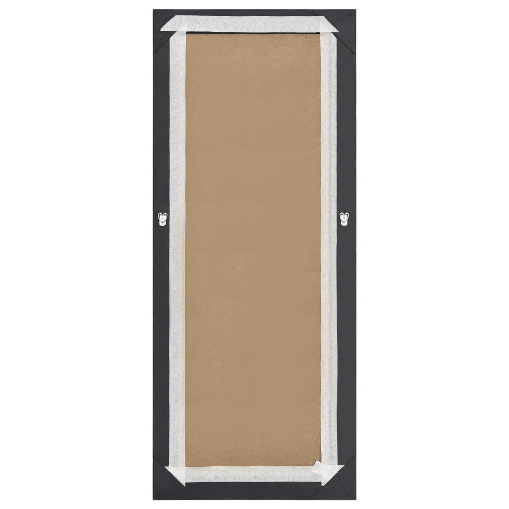 Wall Mirror Baroque Style 50x120 cm Black