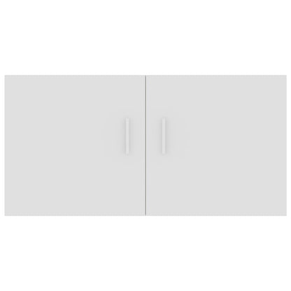 Wall Mounted Cabinet White and Sonoma Oak 80x39x40 cm Chipboard