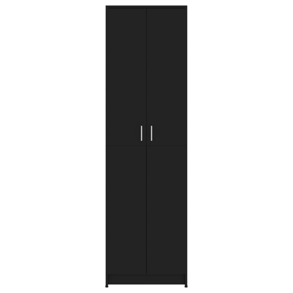 Hallway Wardrobe Black 55x25x189 cm Chipboard