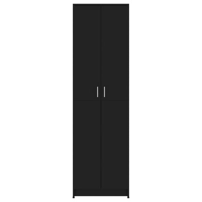 Hallway Wardrobe Black 55x25x189 cm Chipboard