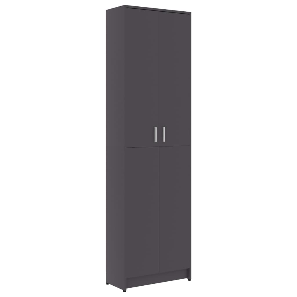 Hallway Wardrobe Grey 55x25x189 cm Chipboard