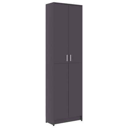 Hallway Wardrobe Grey 55x25x189 cm Chipboard