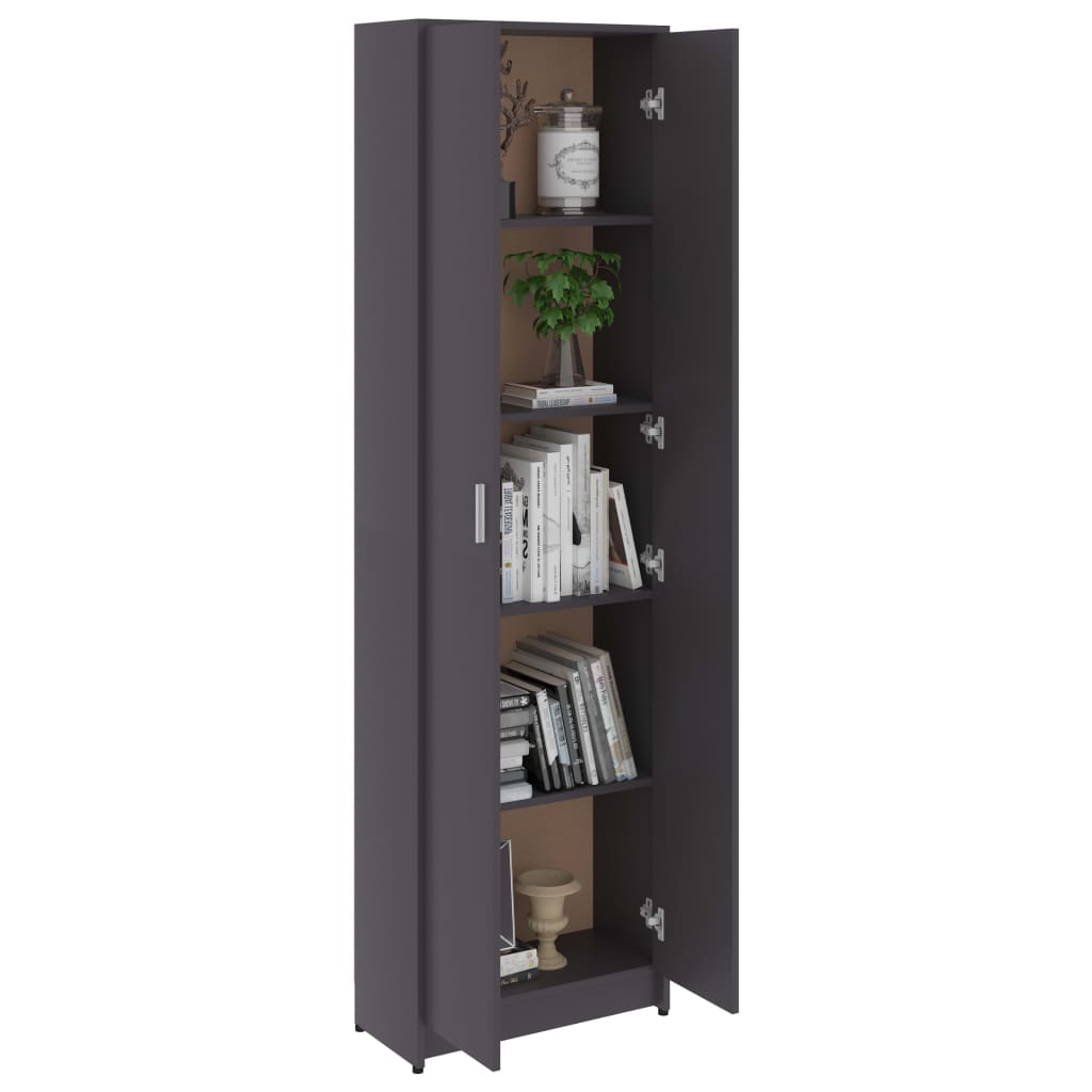 Hallway Wardrobe Grey 55x25x189 cm Chipboard