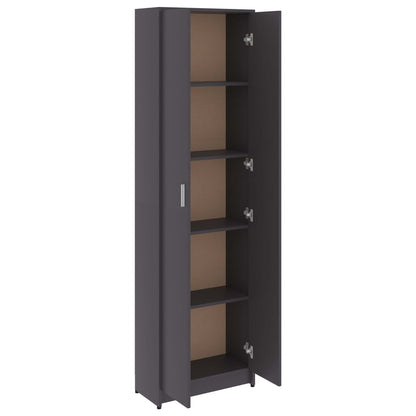 Hallway Wardrobe Grey 55x25x189 cm Chipboard