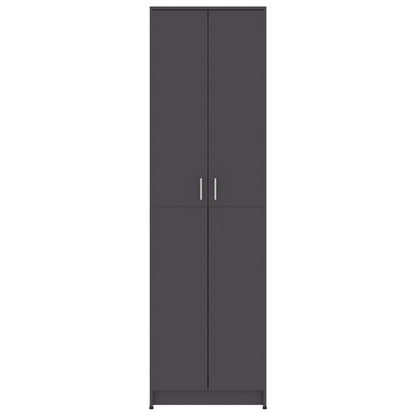 Hallway Wardrobe Grey 55x25x189 cm Chipboard
