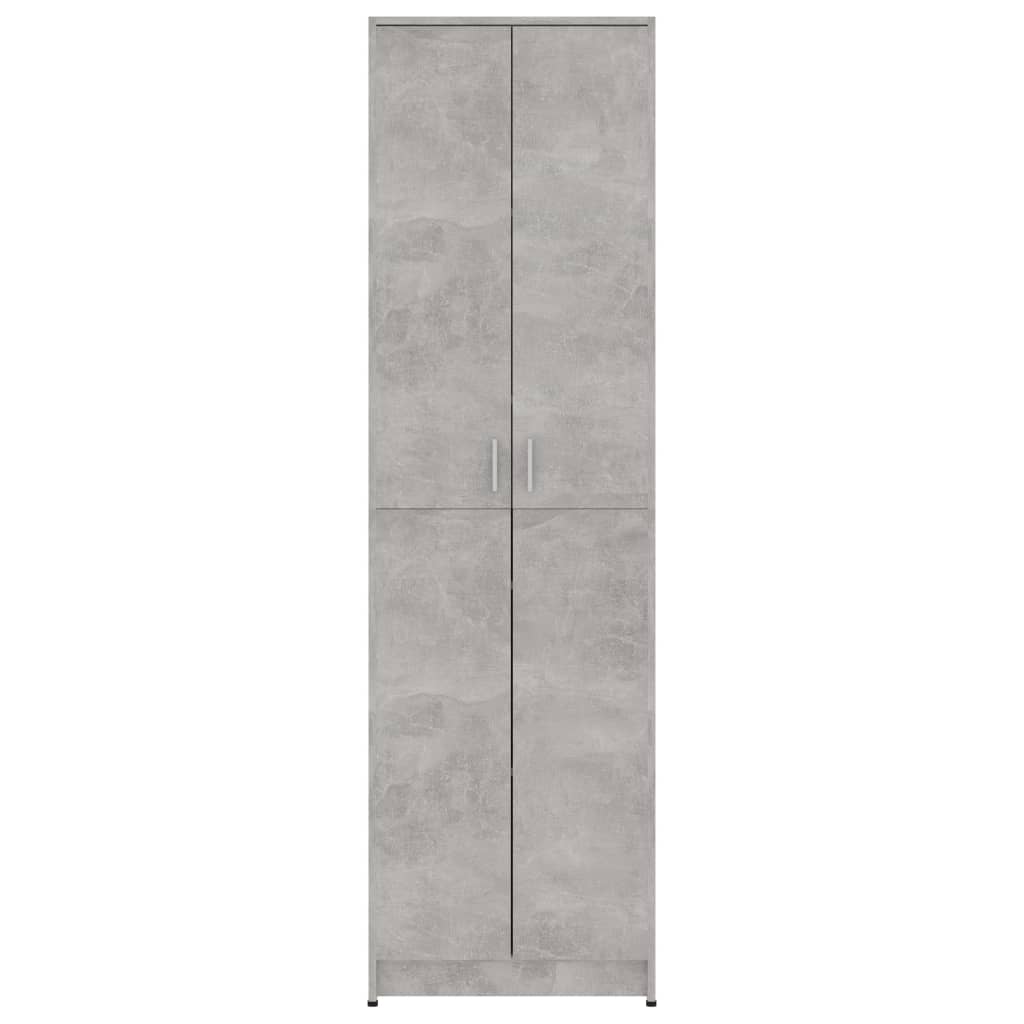 Hallway Wardrobe Concrete Grey 55x25x189 cm Chipboard