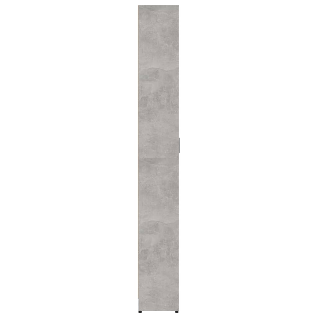 Hallway Wardrobe Concrete Grey 55x25x189 cm Chipboard
