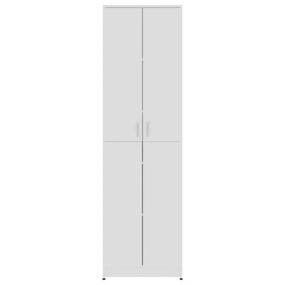 Hallway Wardrobe High Gloss White 55x25x189 cm Chipboard