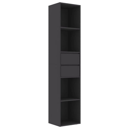 Book Cabinet Grey 36x30x171 cm Chipboard