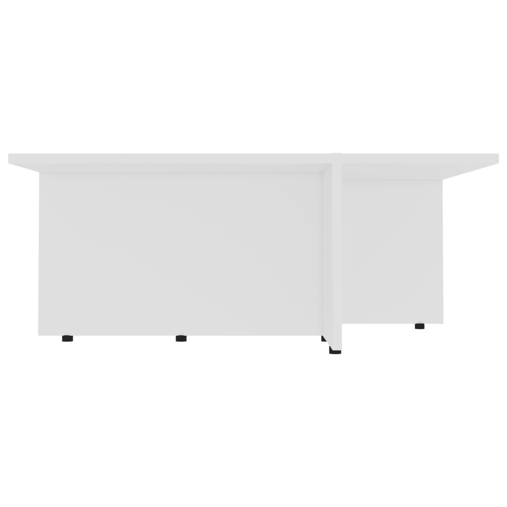 Coffee Table White 79.5x79.5x30 cm Chipboard