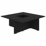 Coffee Table Black 79.5x79.5x30 cm Chipboard