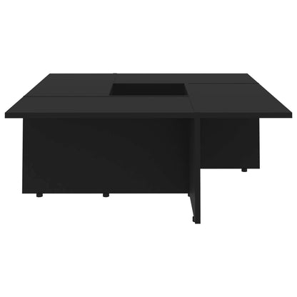 Coffee Table Black 79.5x79.5x30 cm Chipboard