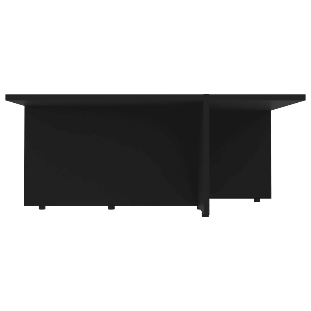 Coffee Table Black 79.5x79.5x30 cm Chipboard