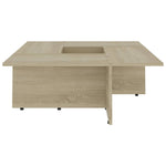 Coffee Table Sonoma Oak 79.5x79.5x30 cm Chipboard