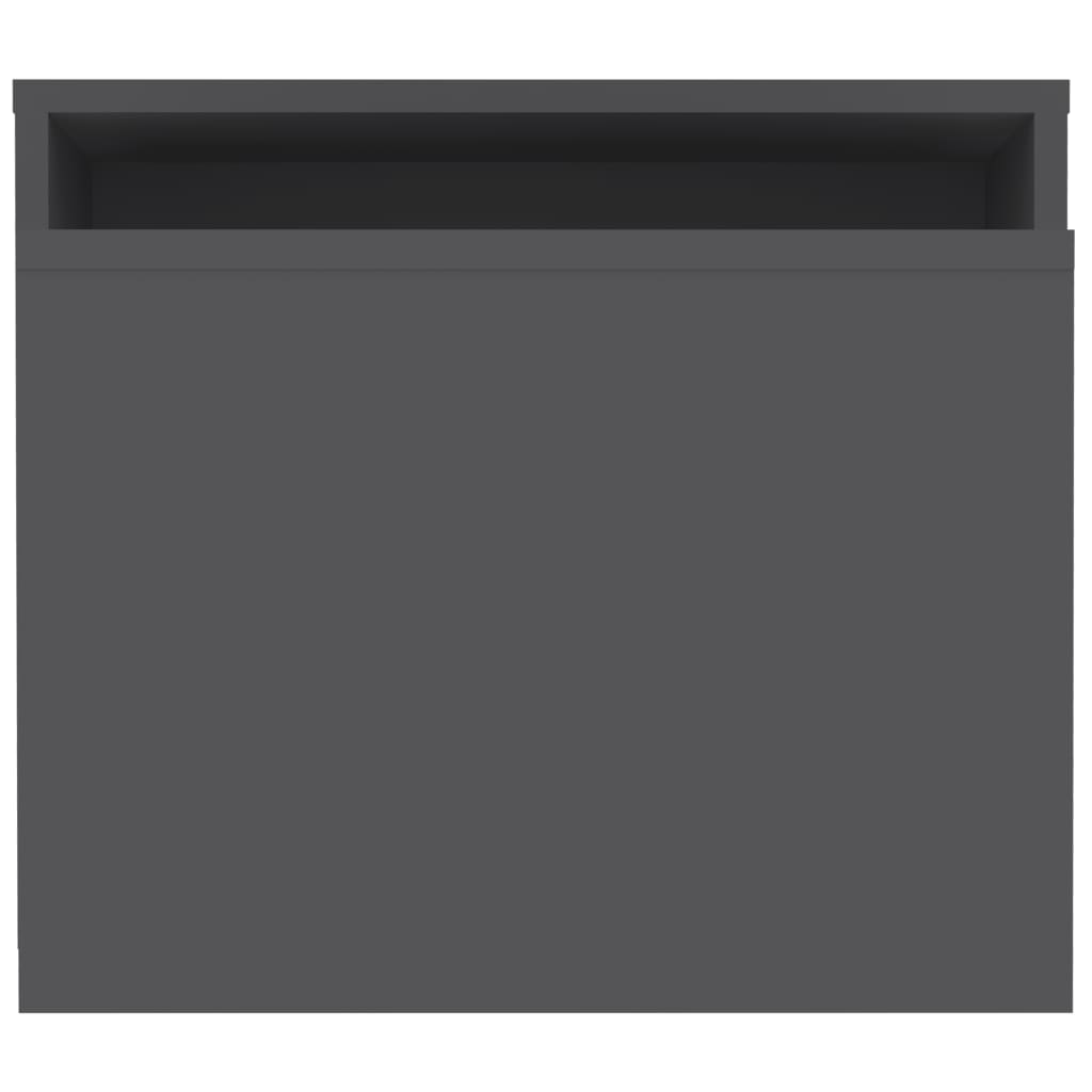 Coffee Table Set Grey 100x48x40 cm Chipboard