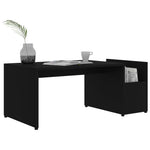 Coffee Table Black 90x45x35 cm Chipboard