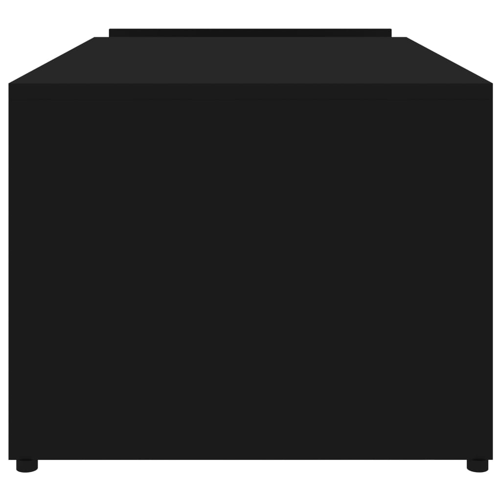 Coffee Table Black 90x45x35 cm Chipboard