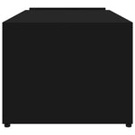 Coffee Table Black 90x45x35 cm Chipboard