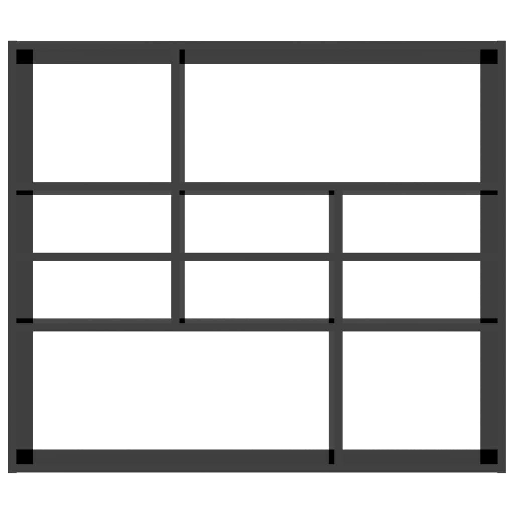 Wall Shelf High Gloss Black 90x16x78 cm Chipboard