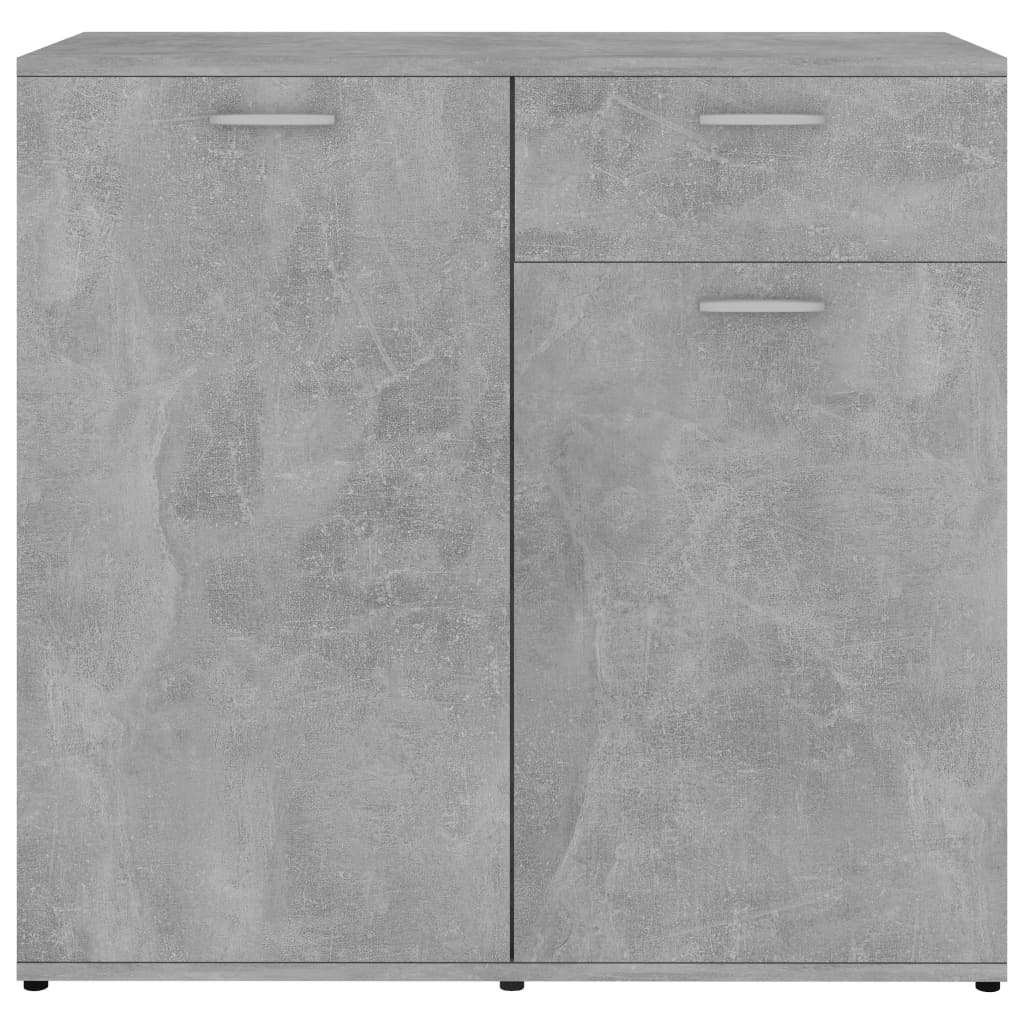 Sideboard Concerte Grey 160x36x75 cm Chipboard