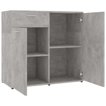 Sideboard Concerte Grey 160x36x75 cm Chipboard