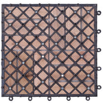 Decking Tiles 22 pcs 30x30 cm Solid Reclaimed Wood