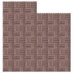 Decking Tiles 33 pcs 30x30 cm Solid Reclaimed Wood
