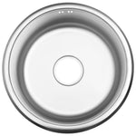 Kitchen Sink with Overflow Hole Stainless Steel