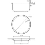 Kitchen Sink with Overflow Hole Stainless Steel