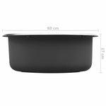 Kitchen Sink with Overflow Hole Stainless Steel