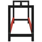 Black and Red, Metal Work Bench