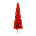 Slim Christmas Tree Red 240 cm