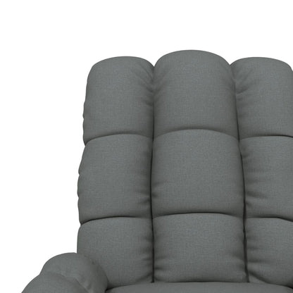 Massage Chair Light Grey Fabric
