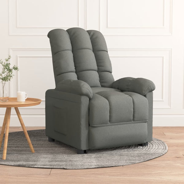  Massage Chair Light Grey Fabric