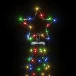 Christmas Tree with Spike Colourful 1400 LEDs 500 cm