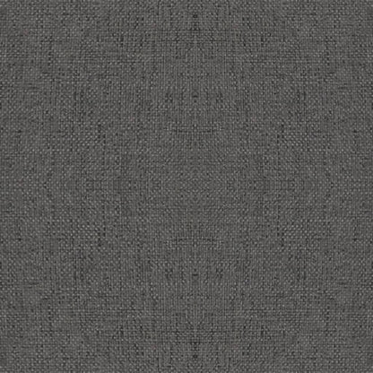 Armchair with Stool Dark Grey Fabric
