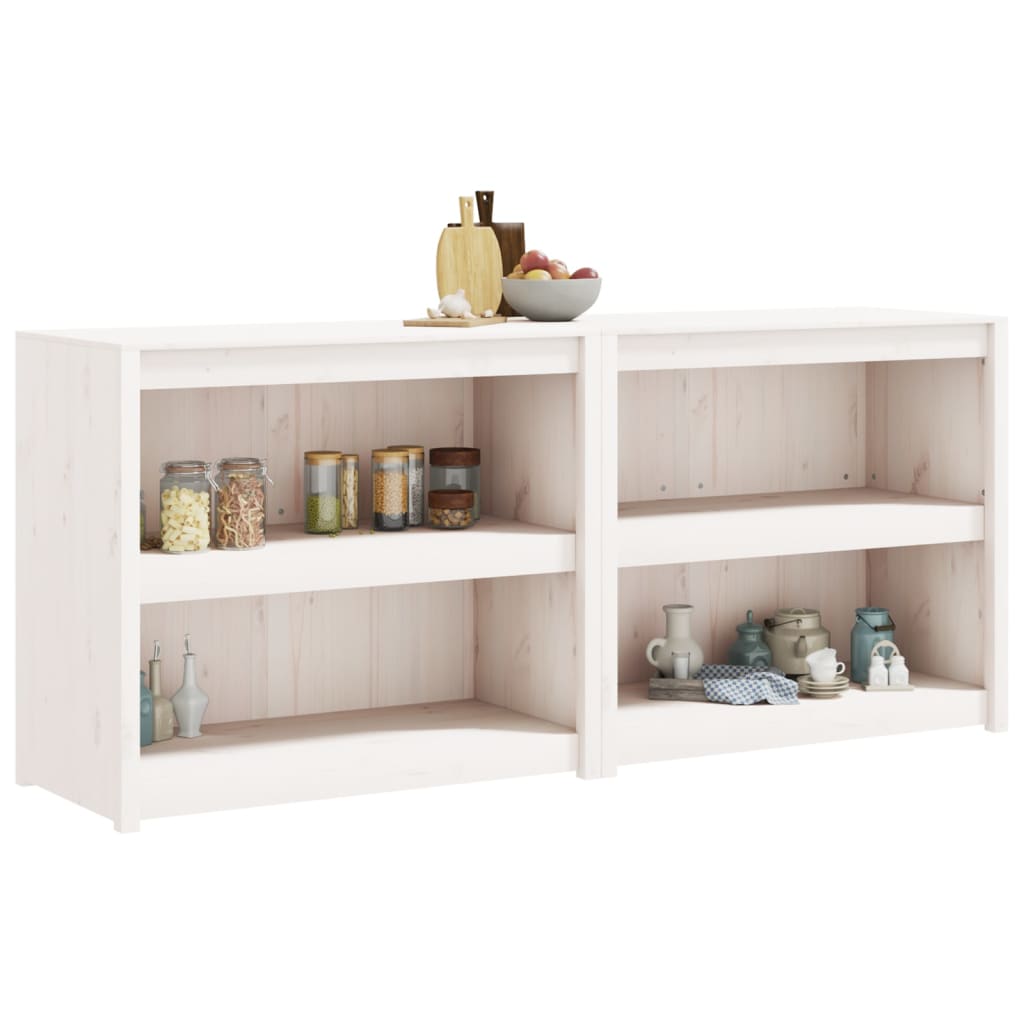Outdoor Kitchen Cabinets 3 pcs Solid Wood Douglas