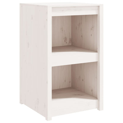 Outdoor Kitchen Cabinet Solid Wood Pine White/Brown