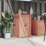 Outdoor Kitchen Cabinet Solid Wood Pine White/Brown