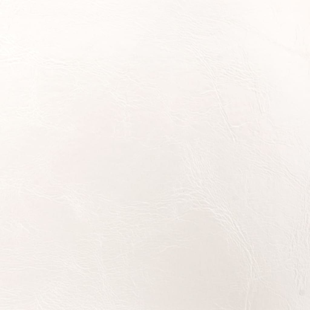 Tub Chair Silver/Brown/White Faux Leather