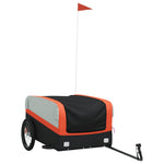 Bike Trailer Black/Orange/Red/Grey/Yellow/ 45 kg Iron
