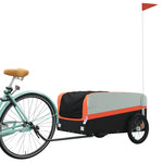 Bike Trailer Black/Orange/Red/Grey/Yellow/ 45 kg Iron