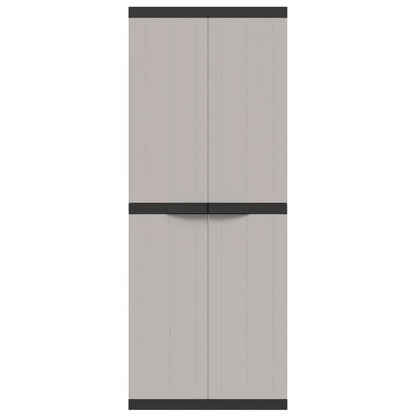 Outdoor Storage Grey and Black Cabinet