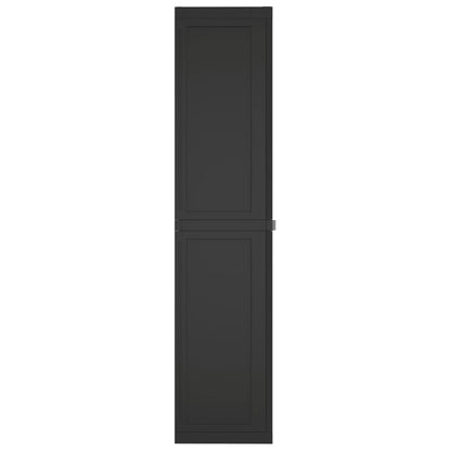 Outdoor Storage Grey and Black Cabinet