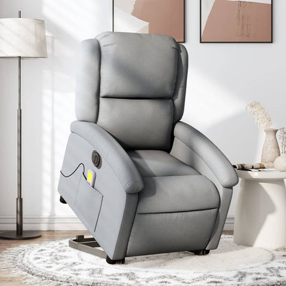 Electric Stand up Massage Recliner Chair Black